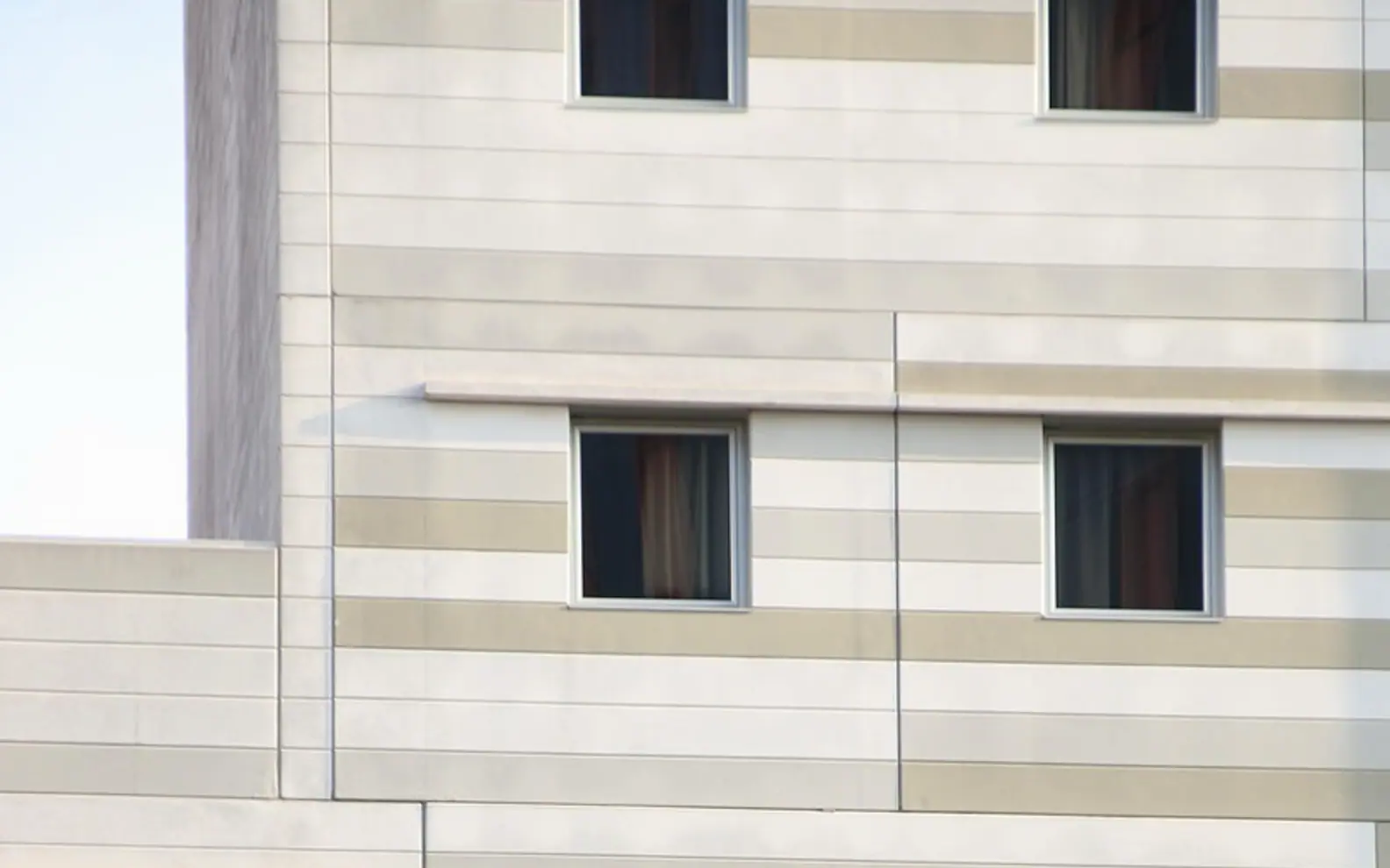 Building, facade and windows